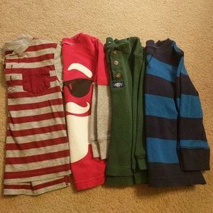 Boys long sleeved shirts lot
